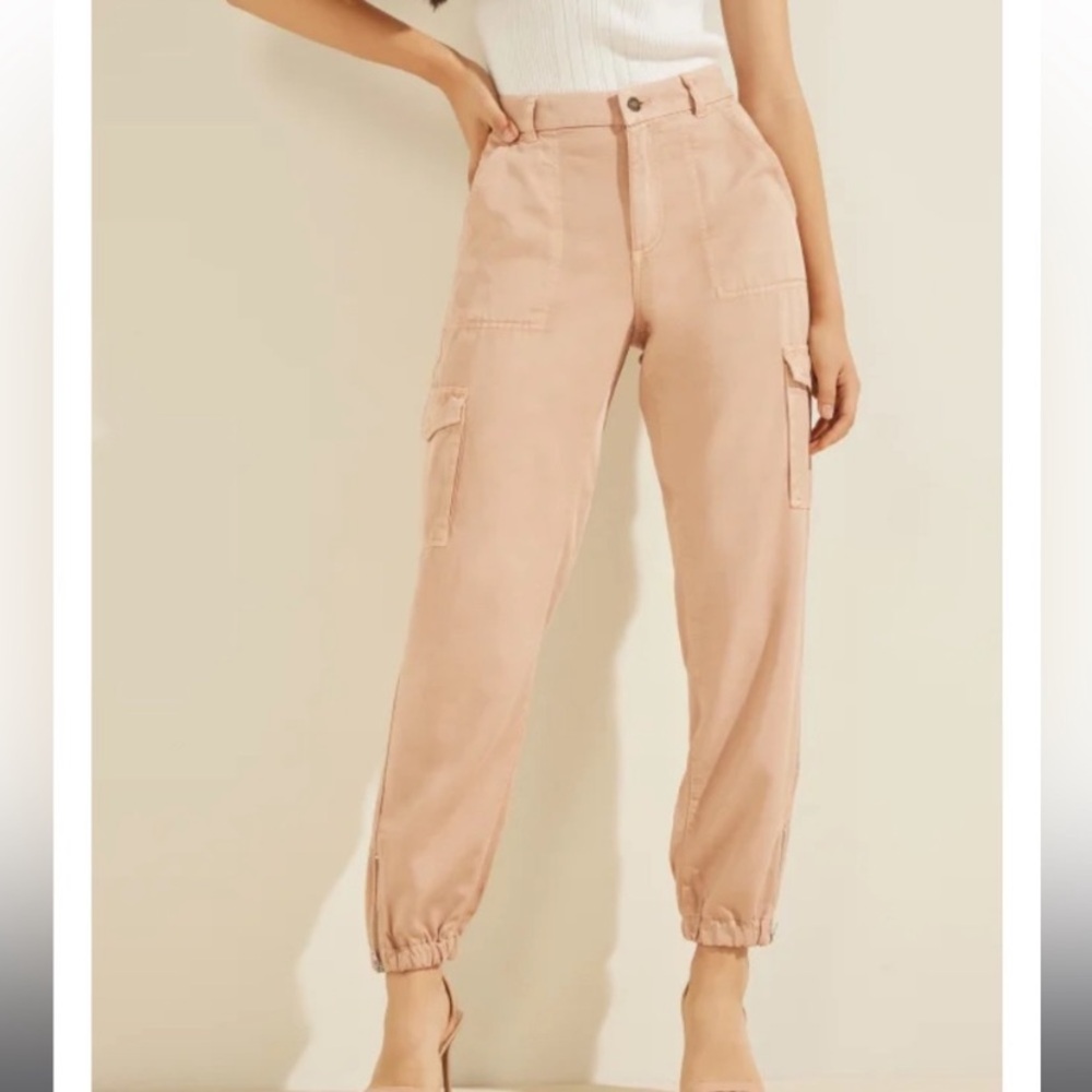 Guess Pink Cargo Pants
